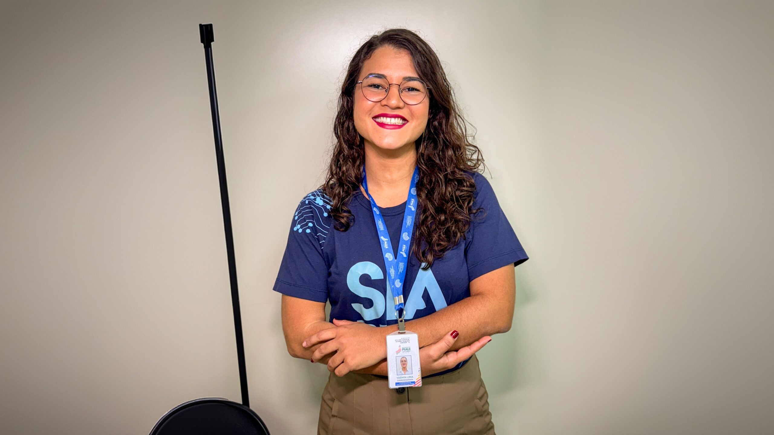 Yasmin Lima, coordenadora de Popularização da Ciência. Foto: PH Silva