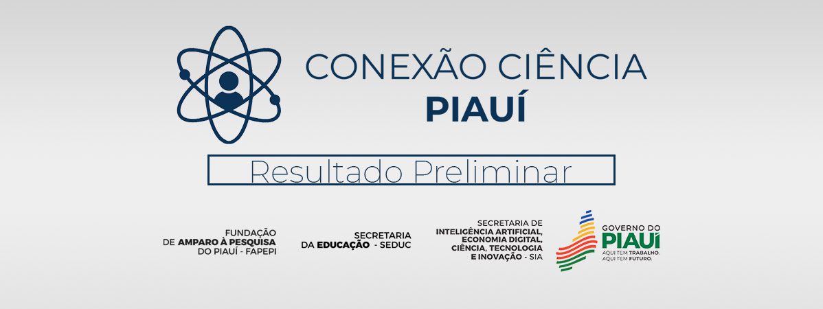 Divulgado o resultado preliminar das inscrições homologadas para o projeto Conexão Ciência Piauí