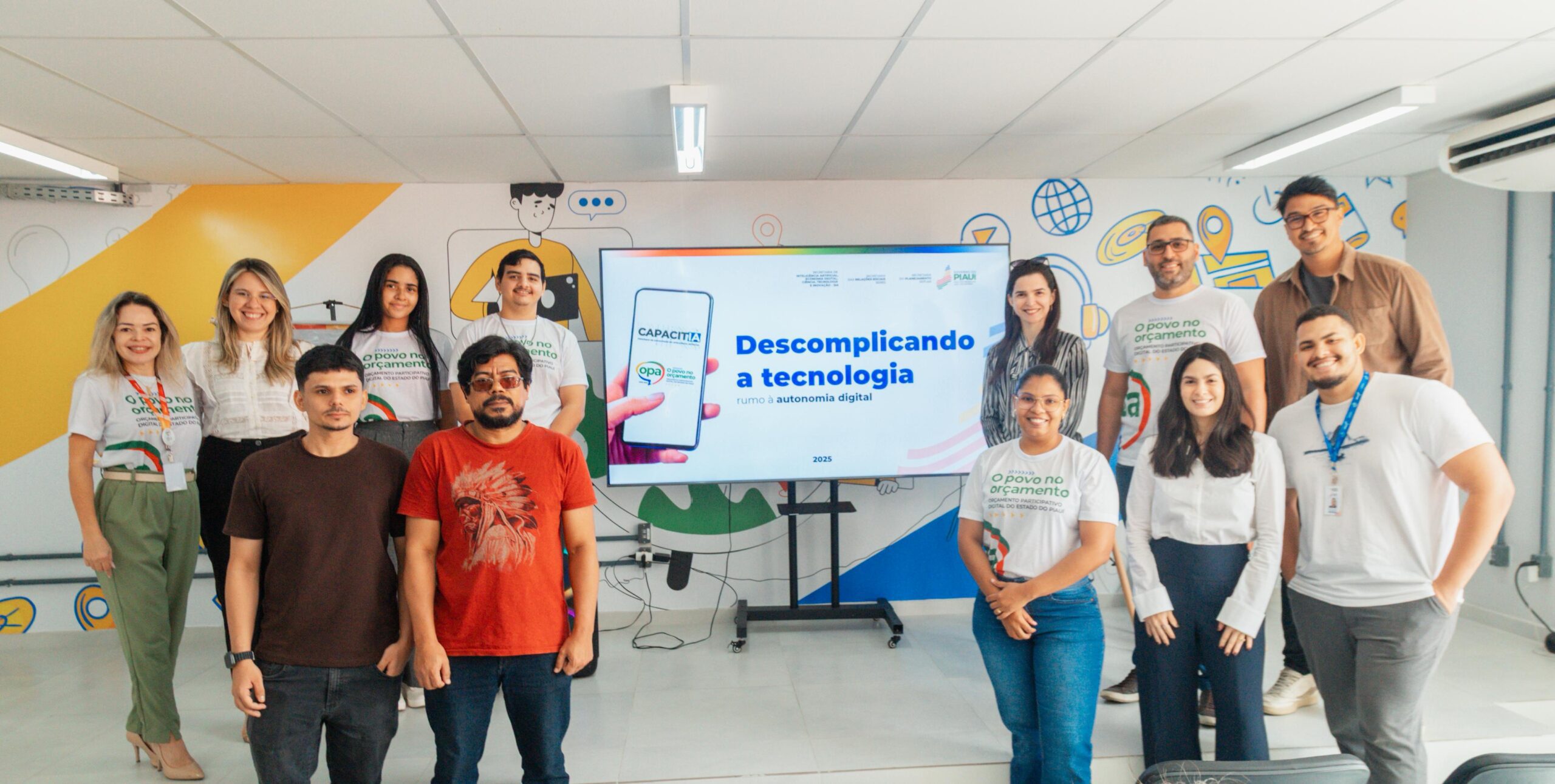 Governo inicia curso de inclusão digital para representantes do OPA